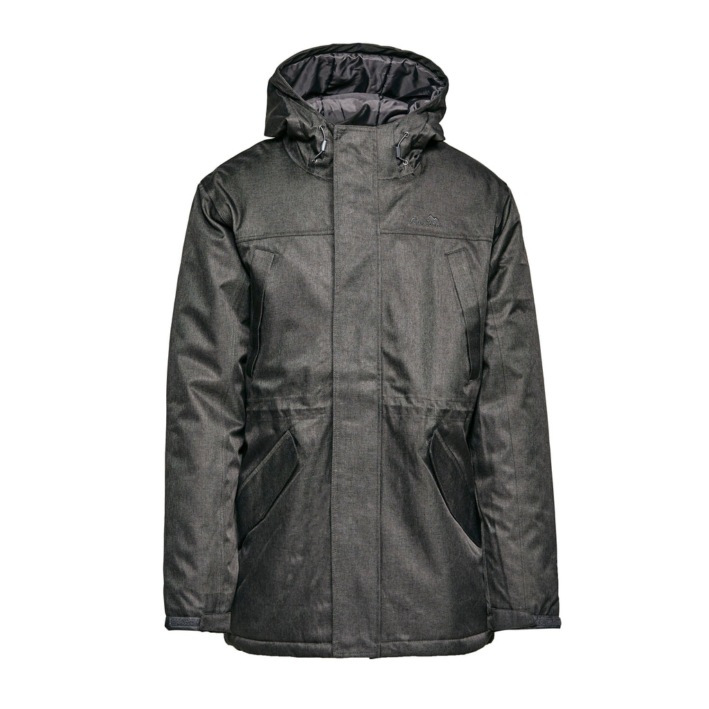 Men's Long Textured Insulated Jacket