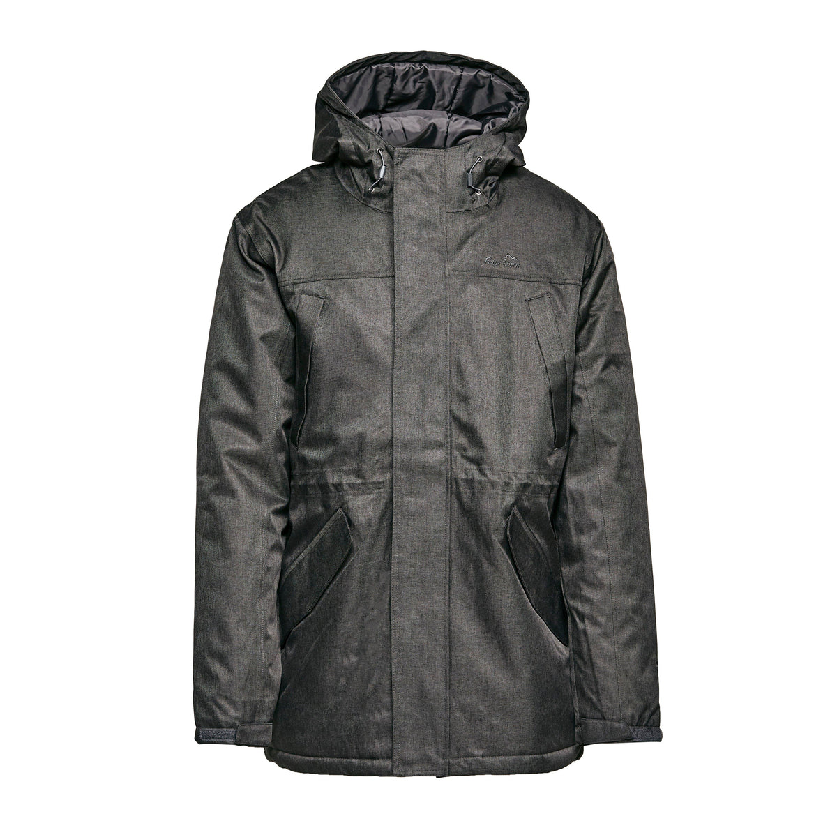 Men's Long Textured Insulated Jacket