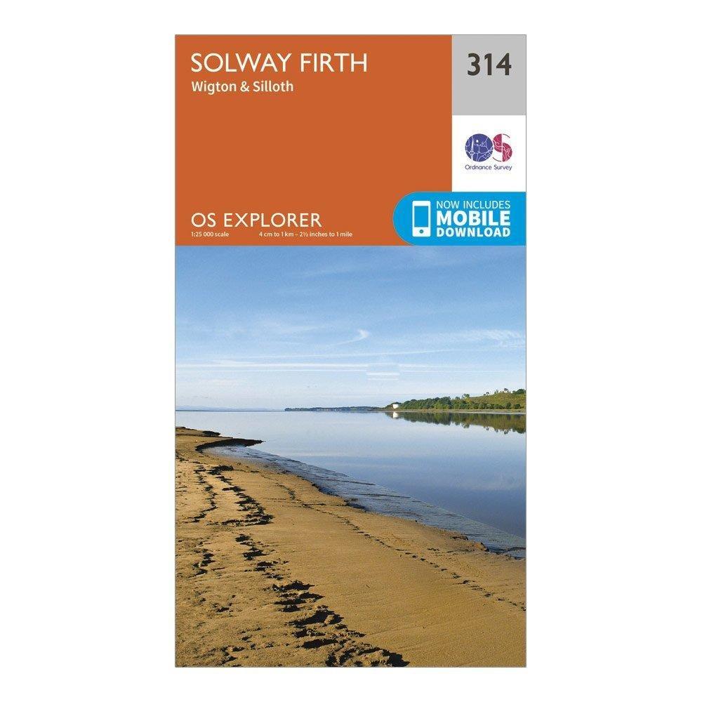 Explorer 314 Solway Firth Silloth Map With Digital Version