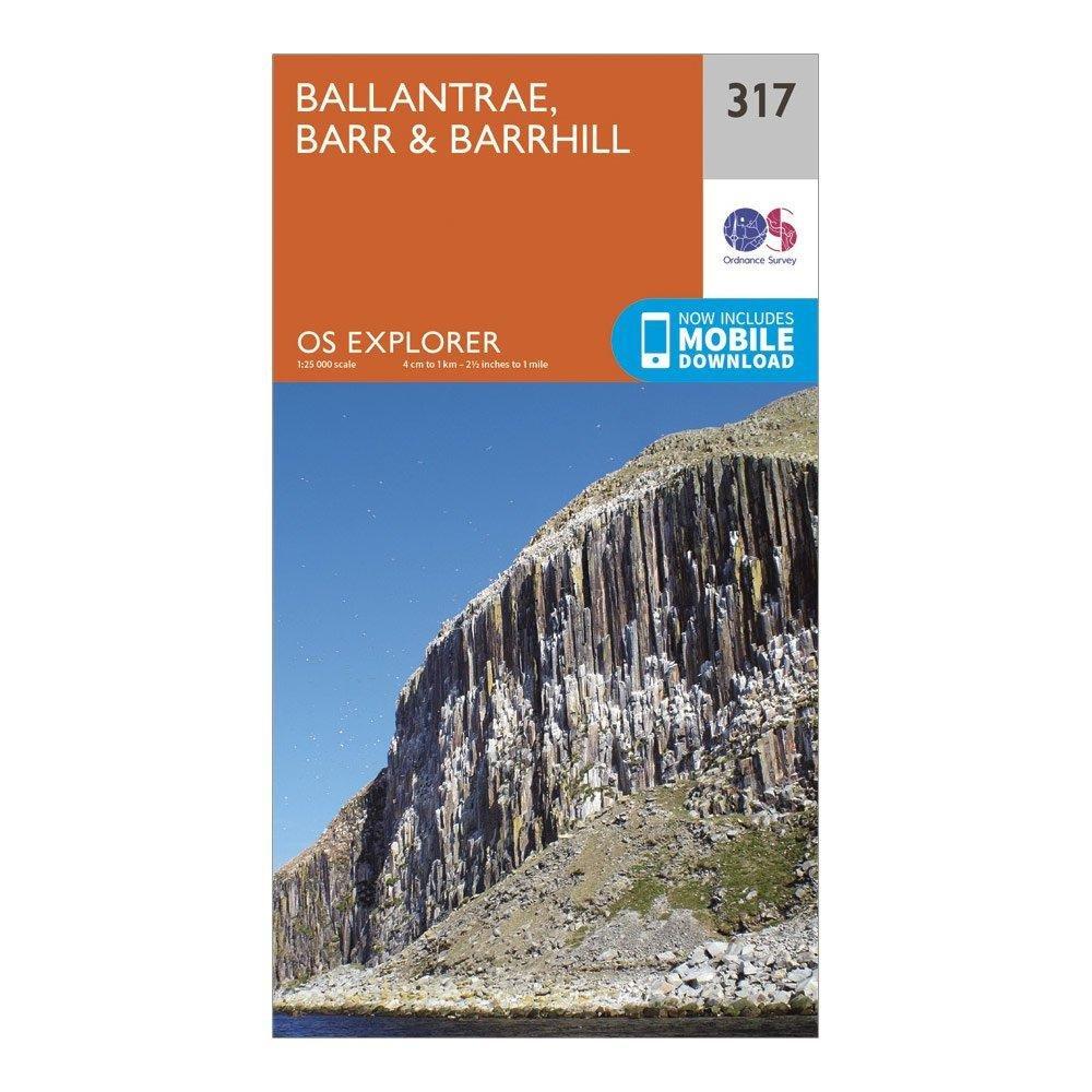 Explorer 317 Ballantrae Barr  Barrhill Map With Digital Version