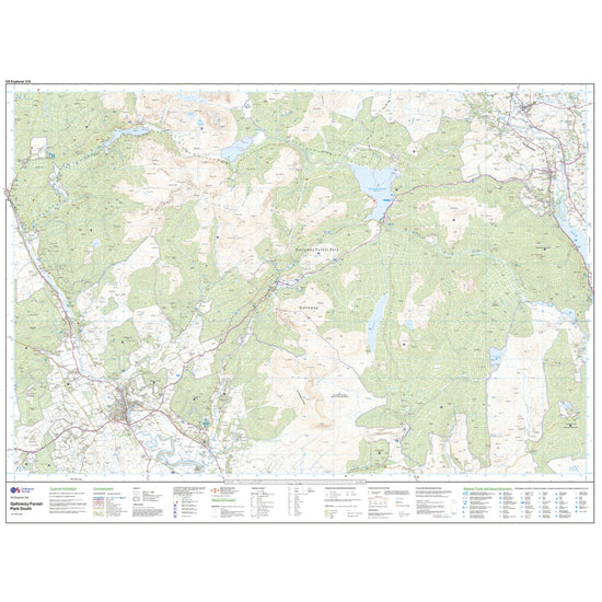 Explorer 319 Galloway Forest Park South Map With Digital Version