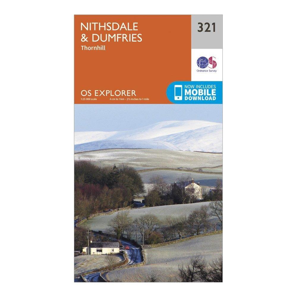 Explorer 321 Nithsdale  Dumfries Map With Digital Version