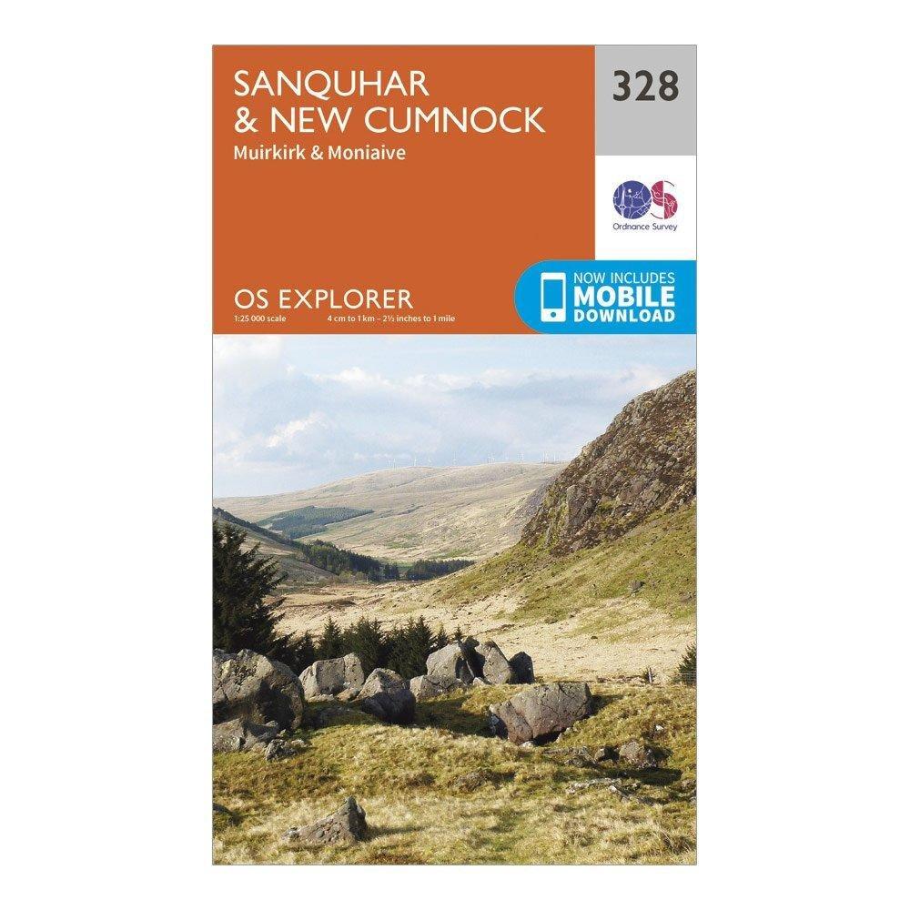 Explorer 328 Sanquhar & New Cumnock Map With Digital Version