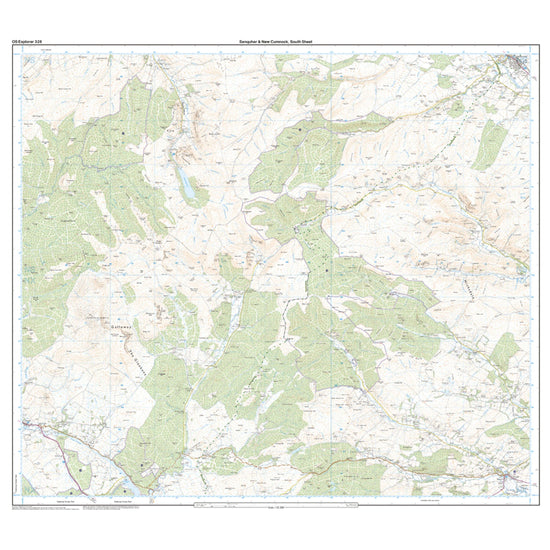Explorer 328 Sanquhar & New Cumnock Map With Digital Version
