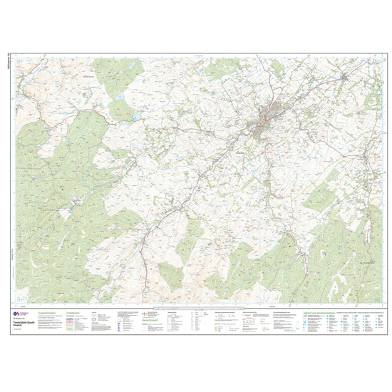 Explorer 331 Teviotdale South Map With Digital Version