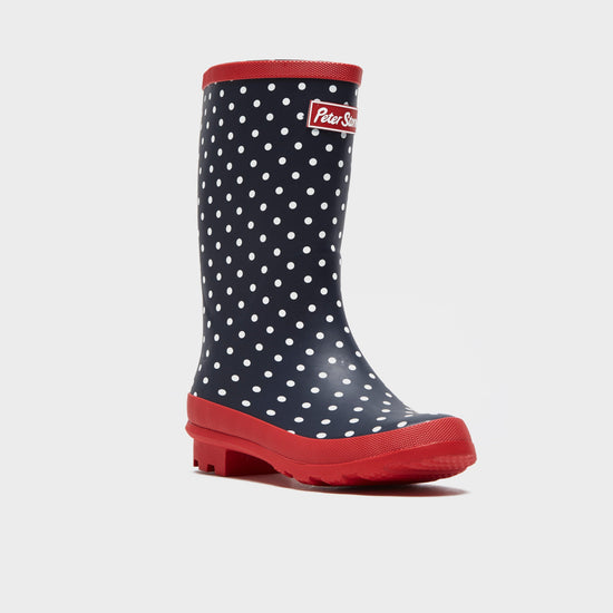 Womens' Short Polkadot Wellies