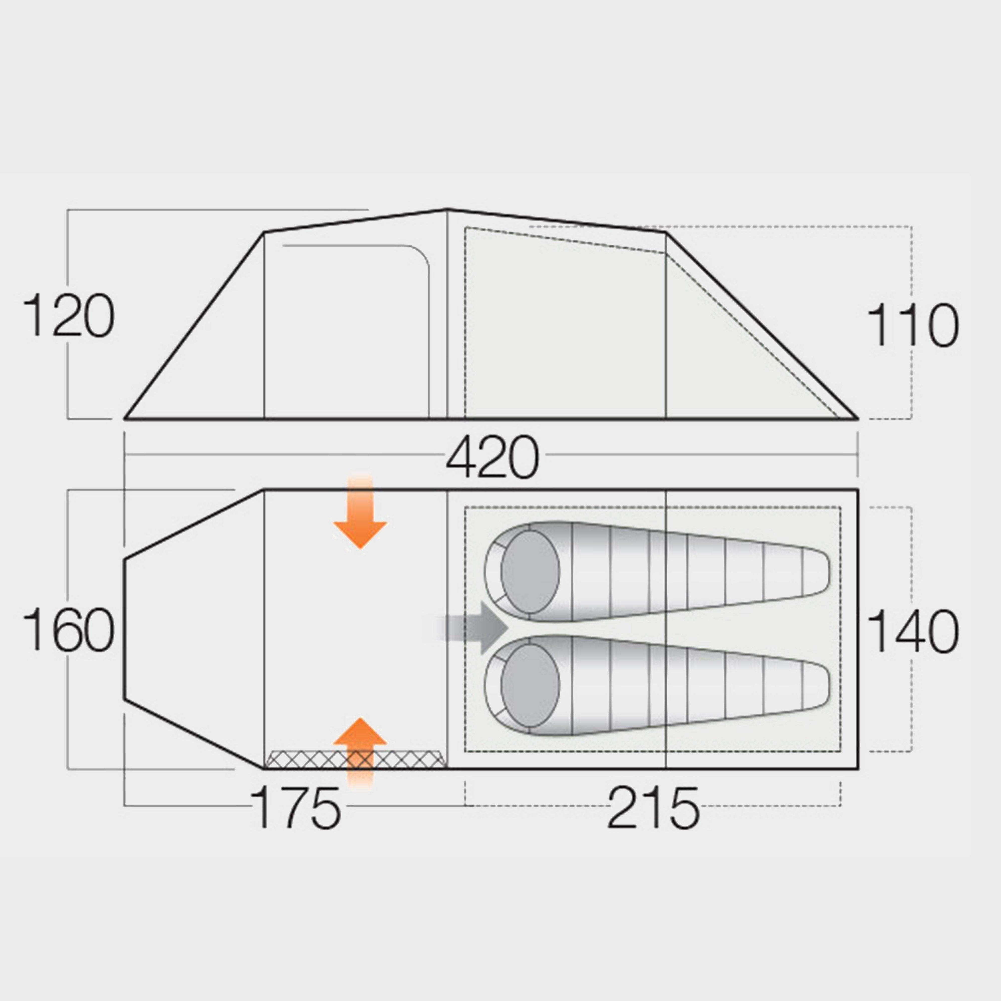 Omega 250 2 Person Tent