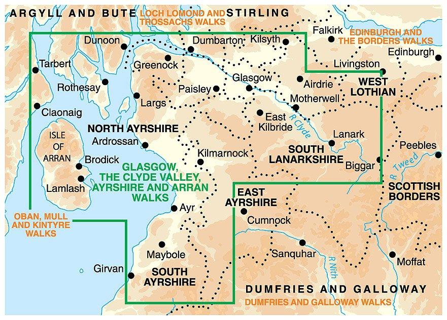 Glasgow, the Clyde Valley, Ayrshire & Arran Walks Guide