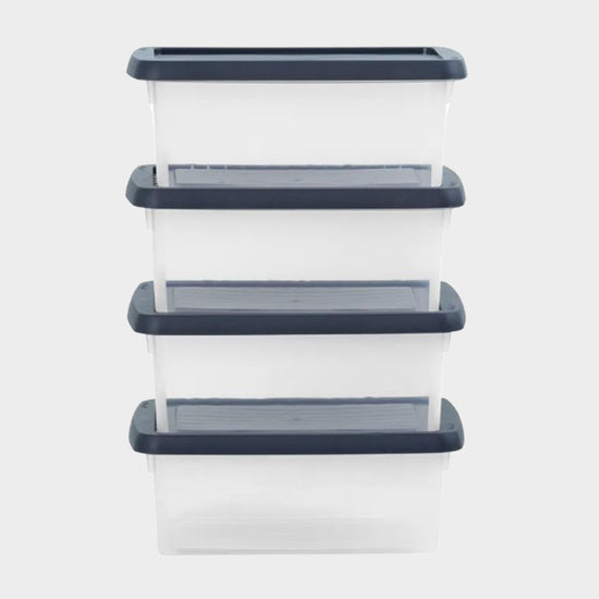 3.5L Storage Boxes 4 Pack