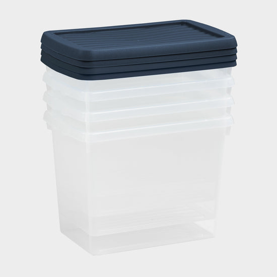 6.7L Storage Boxes 4 Pack