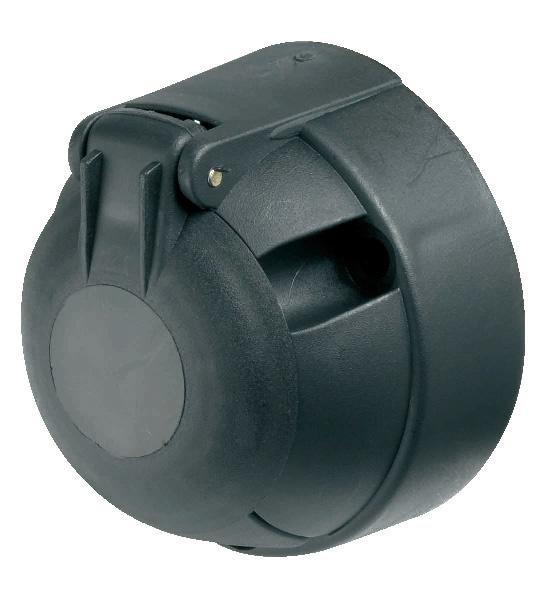 12N 7 Pin Plastic Socket with Fog Cut Out (A0012)