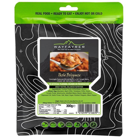 Beef Bolognese & Pasta Ready-to-Eat Camping Food