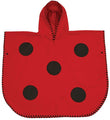 Animal Poncho Towel - Ladybird