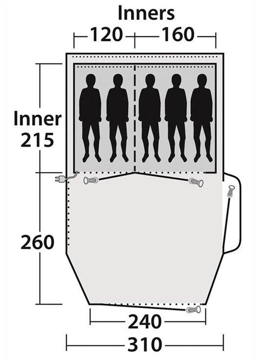 Ocala 5A Inflatable Family Tent