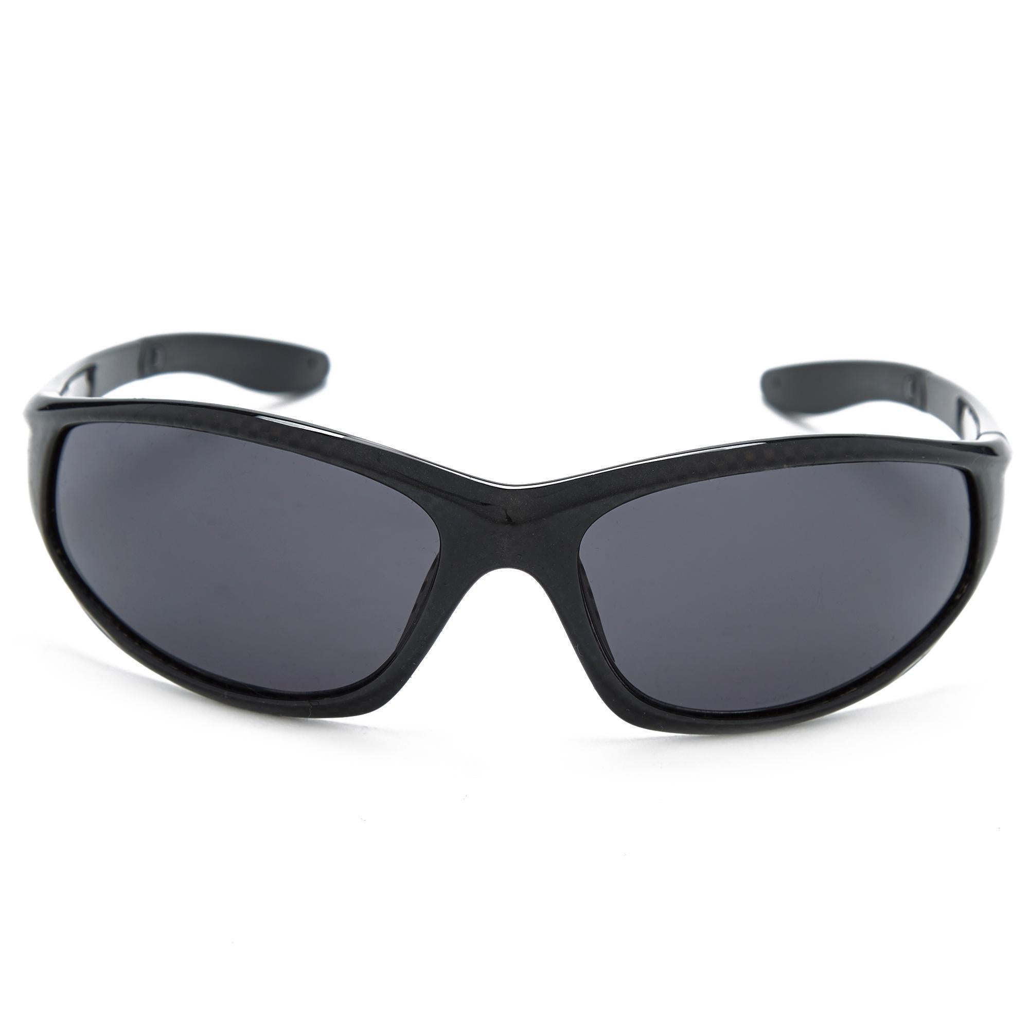 Men's Check Sport Wrap Sunglasses