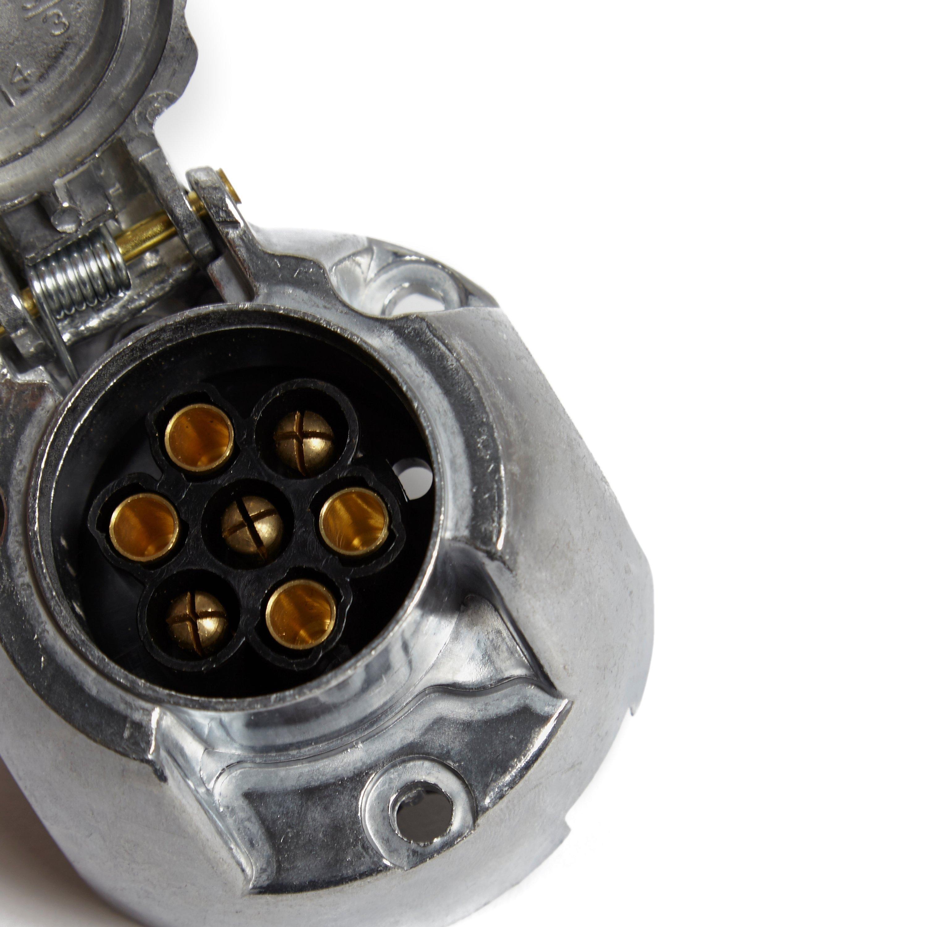 12N 7 Pin Aluminium Socket
