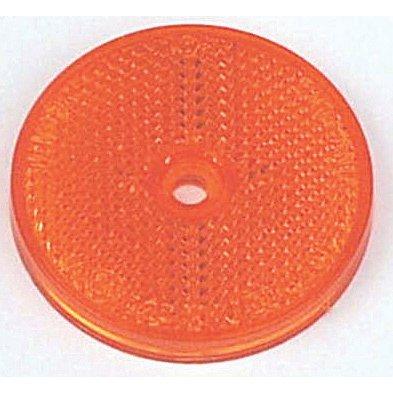 Amber Round Reflector