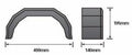 Mudguards 490 x 140mm