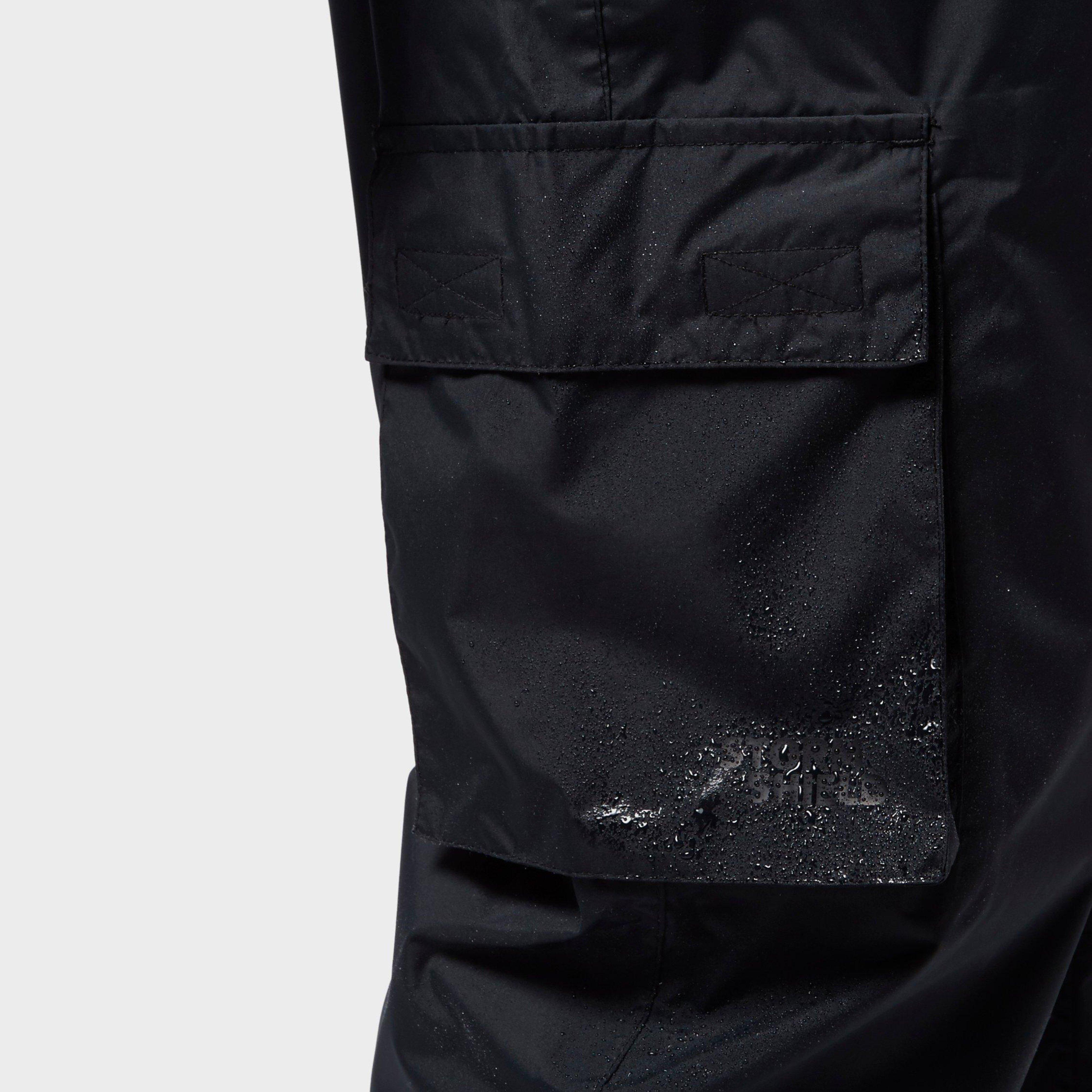 Mens Storm Waterproof Trousers Black
