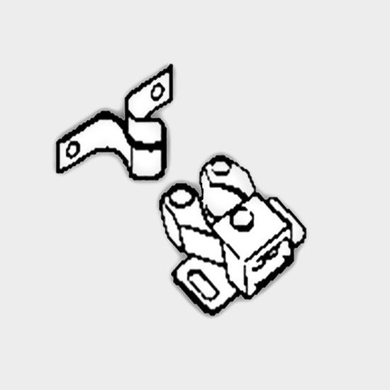 Double Roller Catch (Steel)