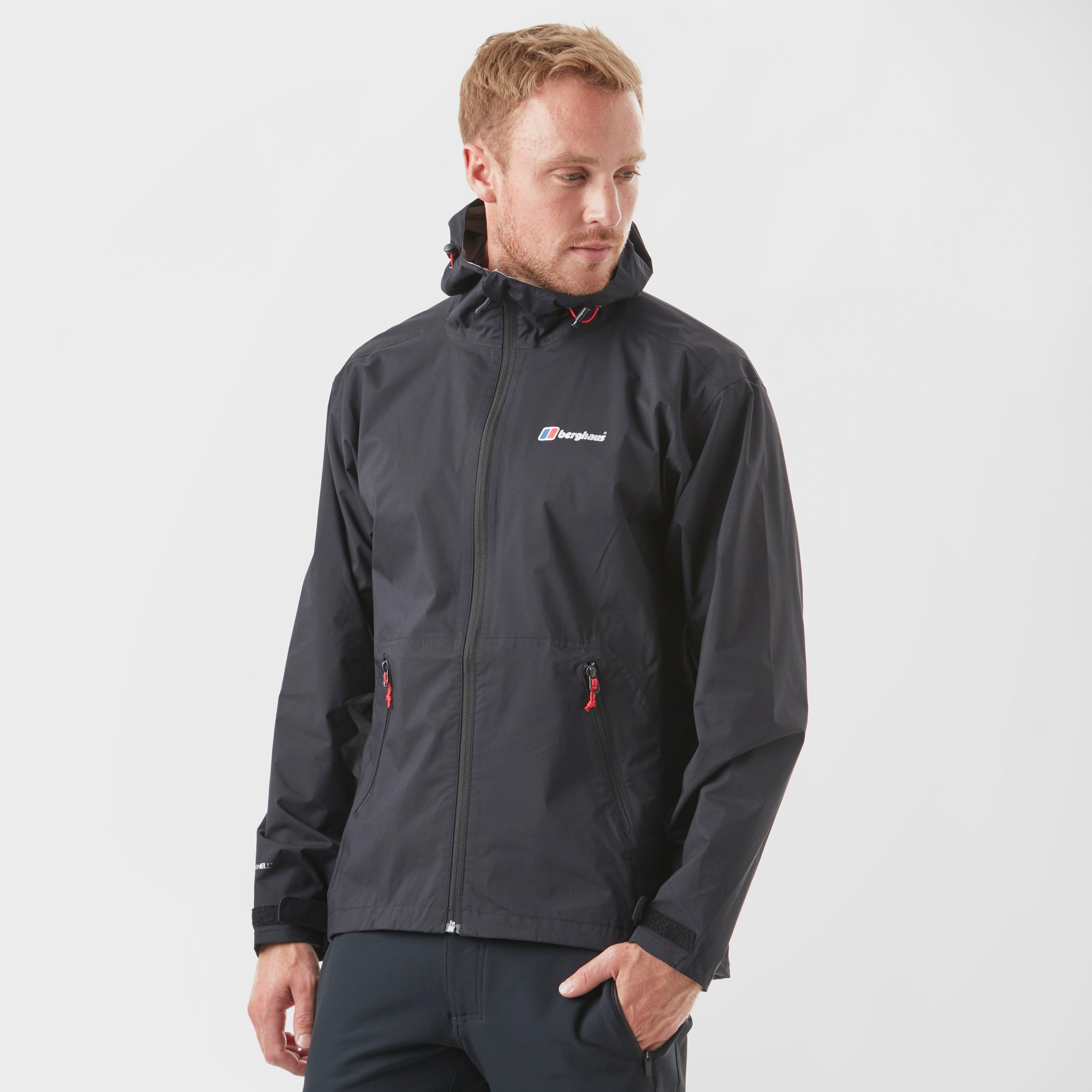 Black Berghaus Men's Stormcloud Waterproof Jacket – GO Outdoors