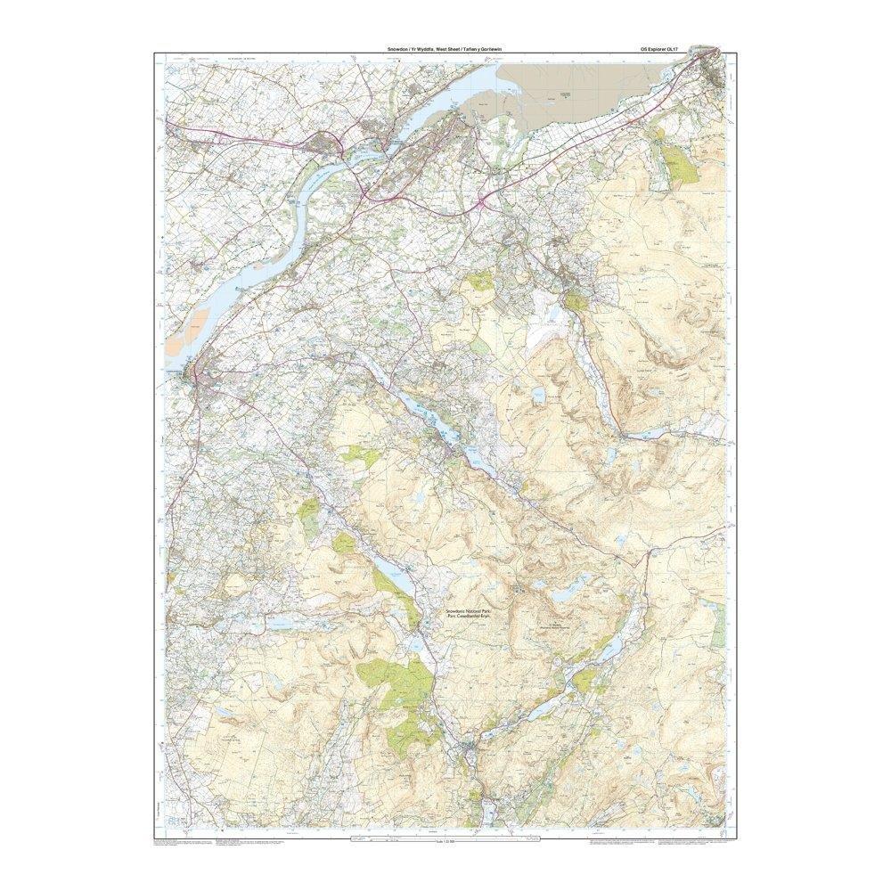 OL 17 Explorer Snowdon Map