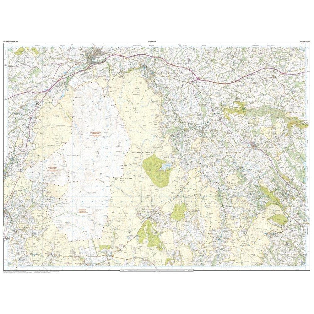 Explorer OL28 Dartmoor Map With Digital Version