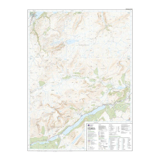 Explorer OL55 Loch Laggan & Creag Meagaidh Map With Digital Version