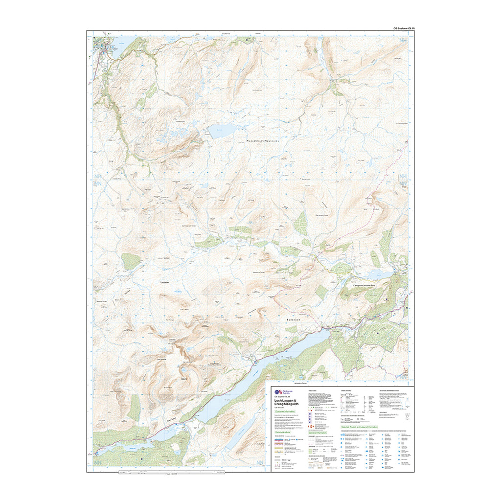 Explorer OL 55 Active D Loch Laggan & Creag Meagaidh
