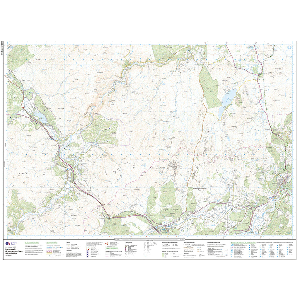 Explorer OL 60 Active D Lochindorb GrantownonSprey  Carrbridge Map