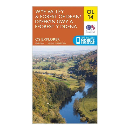 Explorer OL 14 Wye Valley & Forest of Dean Map