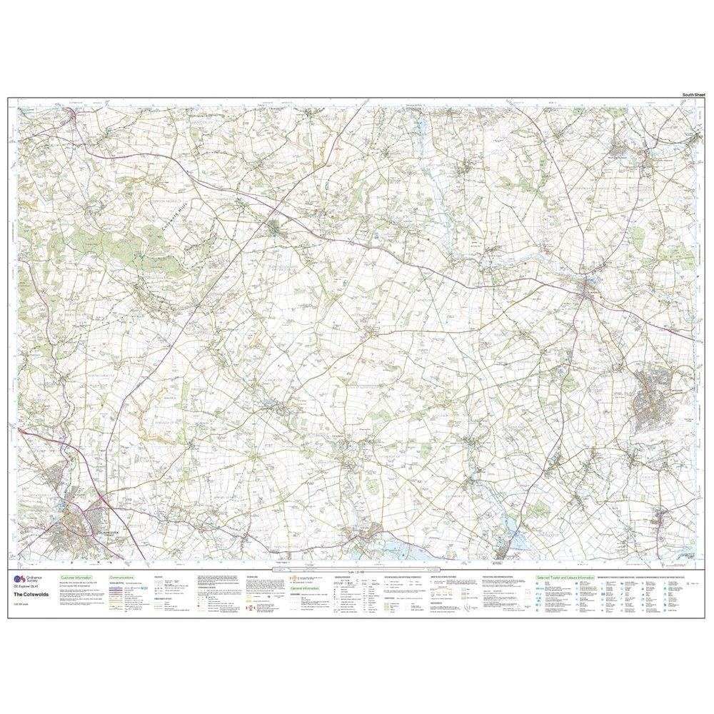 Explorer OL45 The Cotswold Map With Digital Version