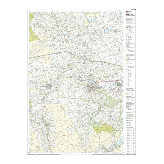 Explorer OL43 Hadrian's Wall Map With Digital Version