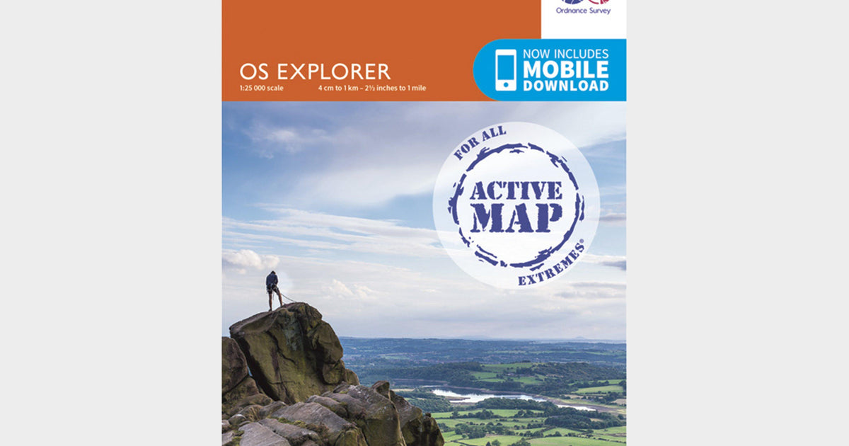 Ordnance Survey Active Explorer OL 24 The Peak District (White Peak ...