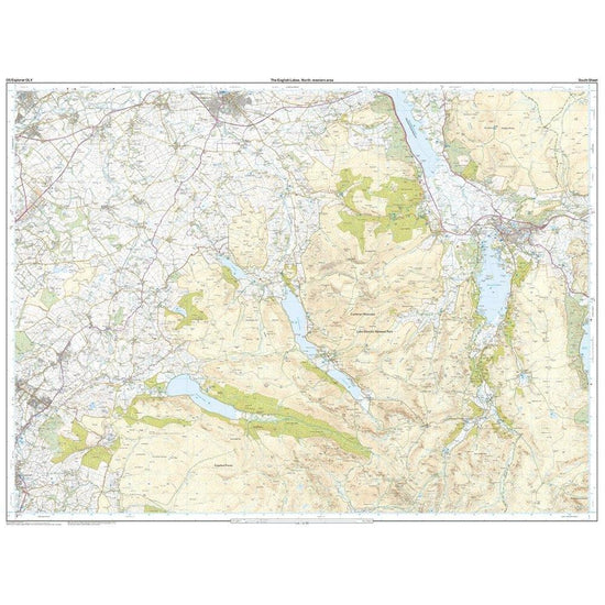 Explorer Active OL 4 The Lake District (North-Western area) Map