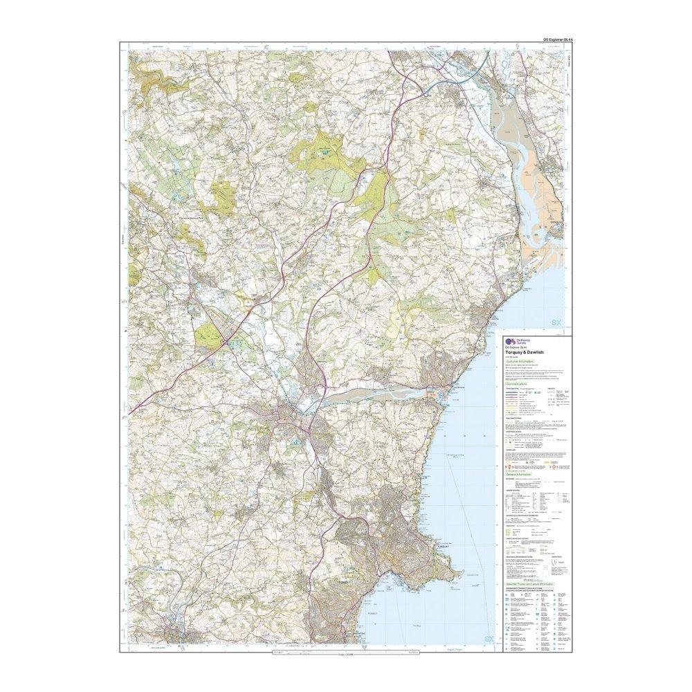 Explorer OL44 Torquay & Dawlish Map With Digital Version