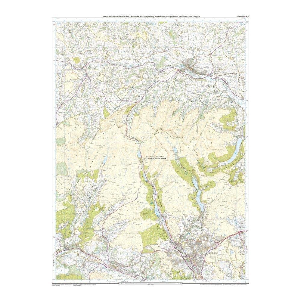 Explorer Active OL 12 Brecon Beacons National Park - Western & Central Areas