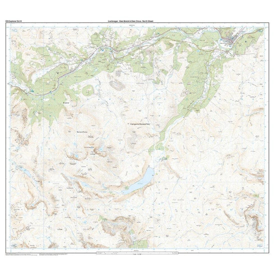 Explorer OL 53 Lochnagar, Glen Muick & Glen Clova Map