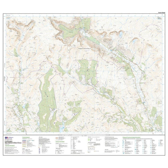 Explorer OL 53 Lochnagar, Glen Muick & Glen Clova Map