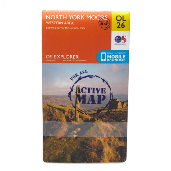 Explorer Active OL26 North York Moors - Western Area Map