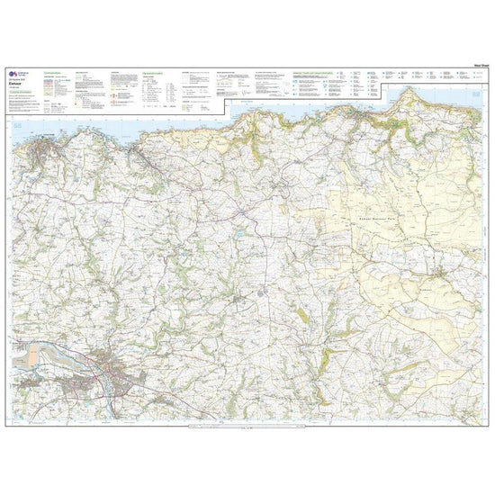 Explorer Active OL9 Exmoor Map With Digital Version