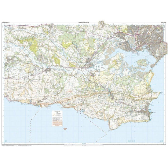 Explorer OL 15 Active D Purbeck & South Dorset Map