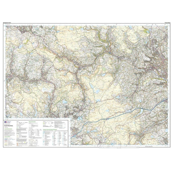 Explorer Active OL21 South Pennines Map With Digital Version