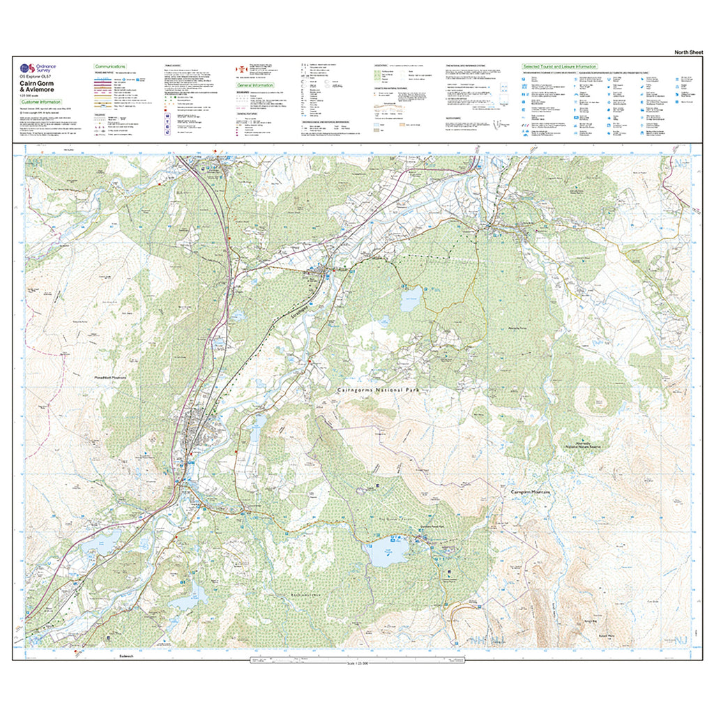 Explorer Active OL 57 Cairn Gorm & Aviemore Map