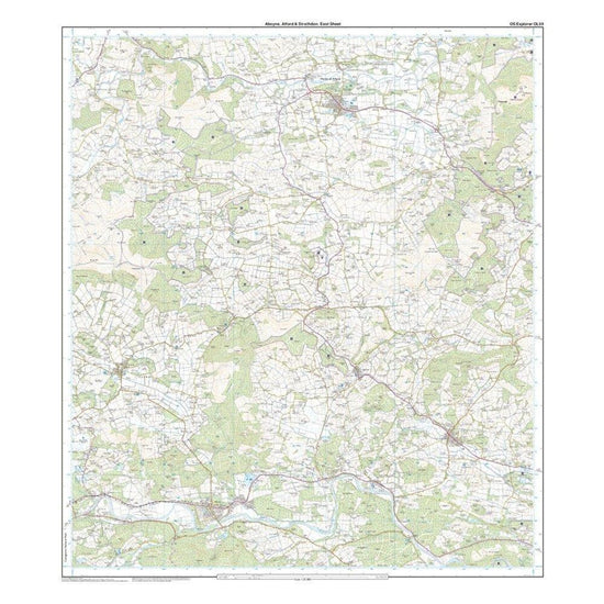 Explorer OL 59 Aboyne, Alford & Strathdon Map