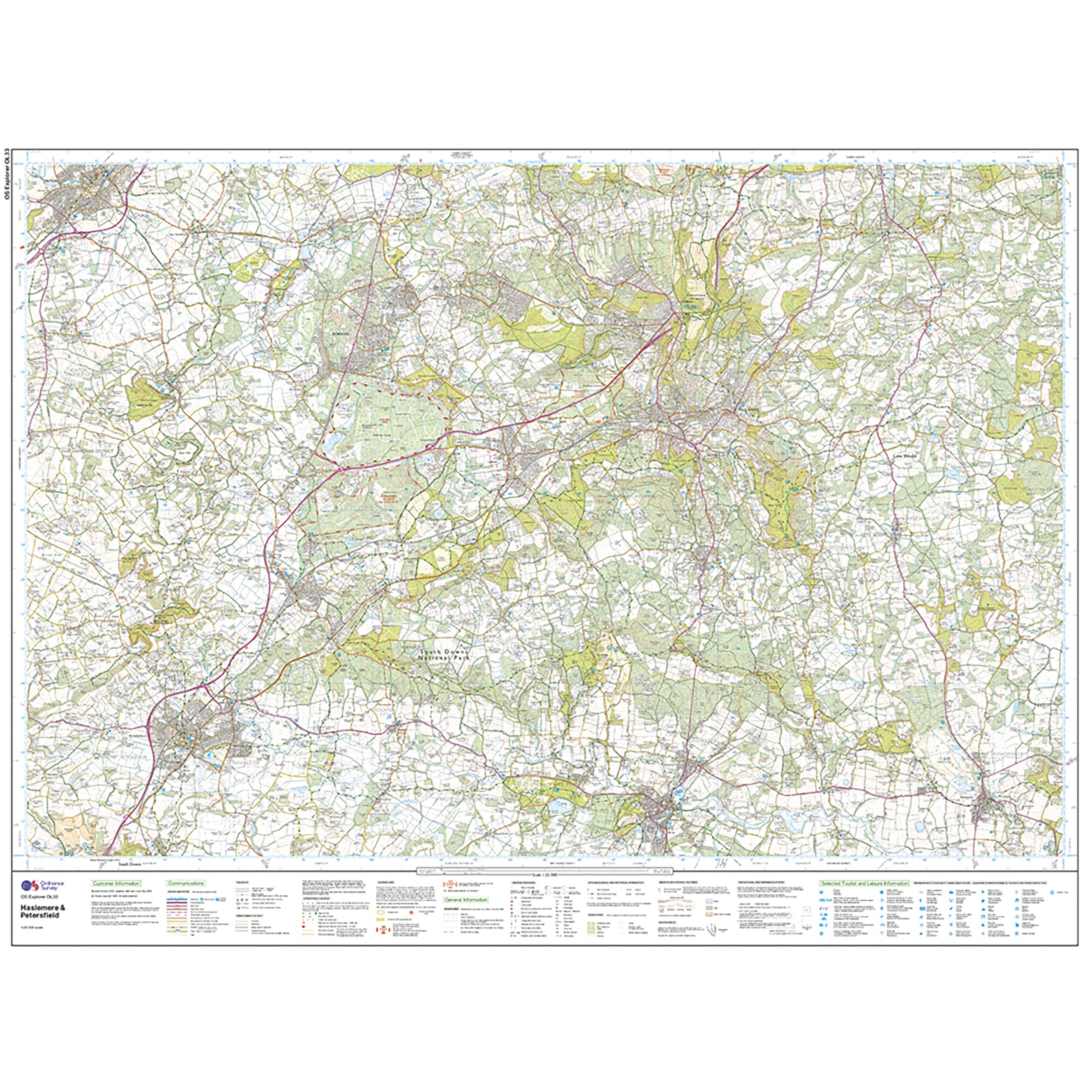 Explorer Active OL33 Haslemere & Petersfield Map