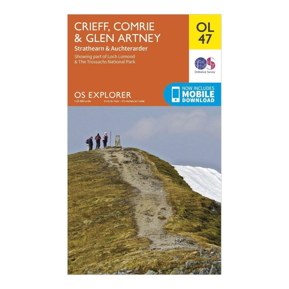 Explorer OL 47 Crieff Comrie  Glen Artney Map