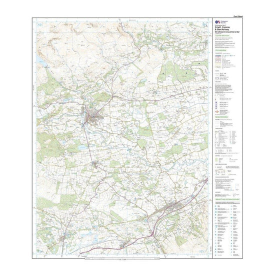 Explorer OL 47 Crieff Comrie  Glen Artney Map