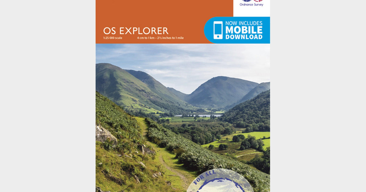 Ordnance Survey Explorer Active OL5 The English Lakes - North Eastern ...