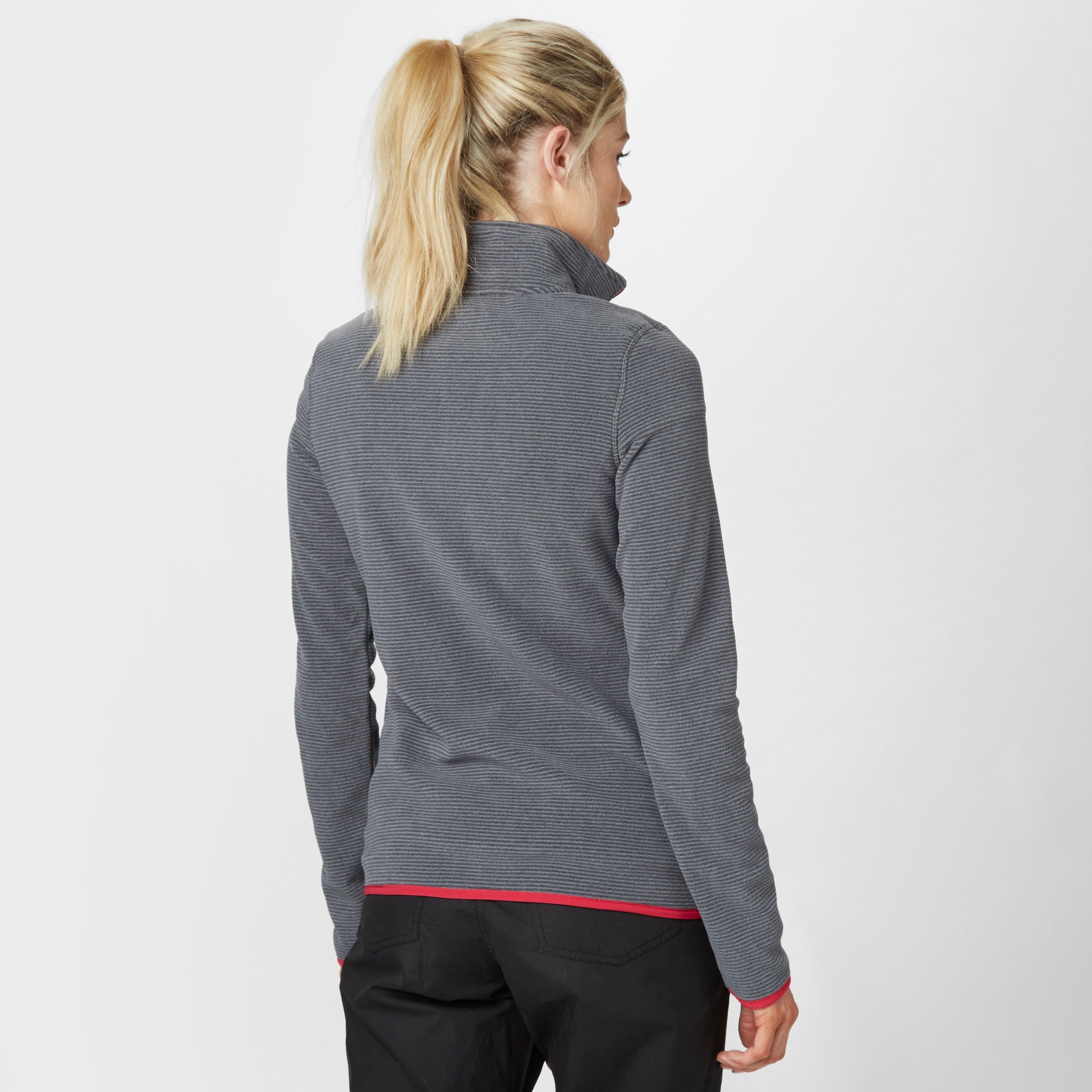Women's Striped Half-Zip Fleece